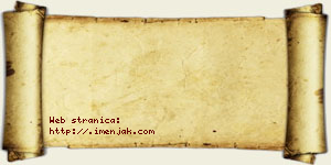 Tijana Kovjanić vizit kartica